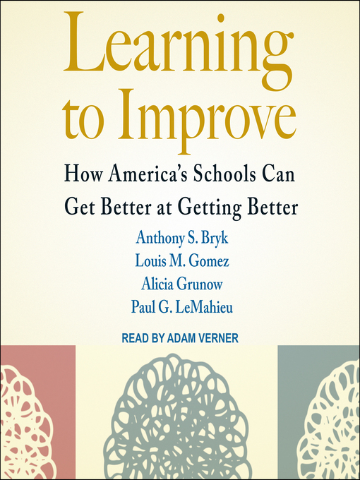 Title details for Learning to Improve by Anthony S. Bryk - Available